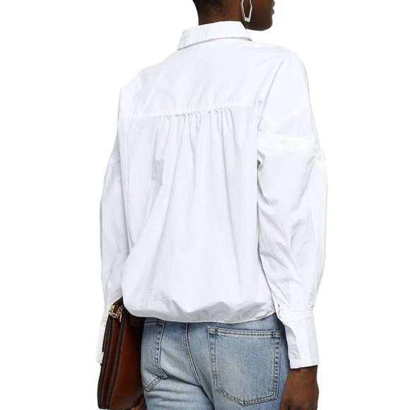 Joie Dangela Billow Sleeve Button Blouse - Picture 2 of 12